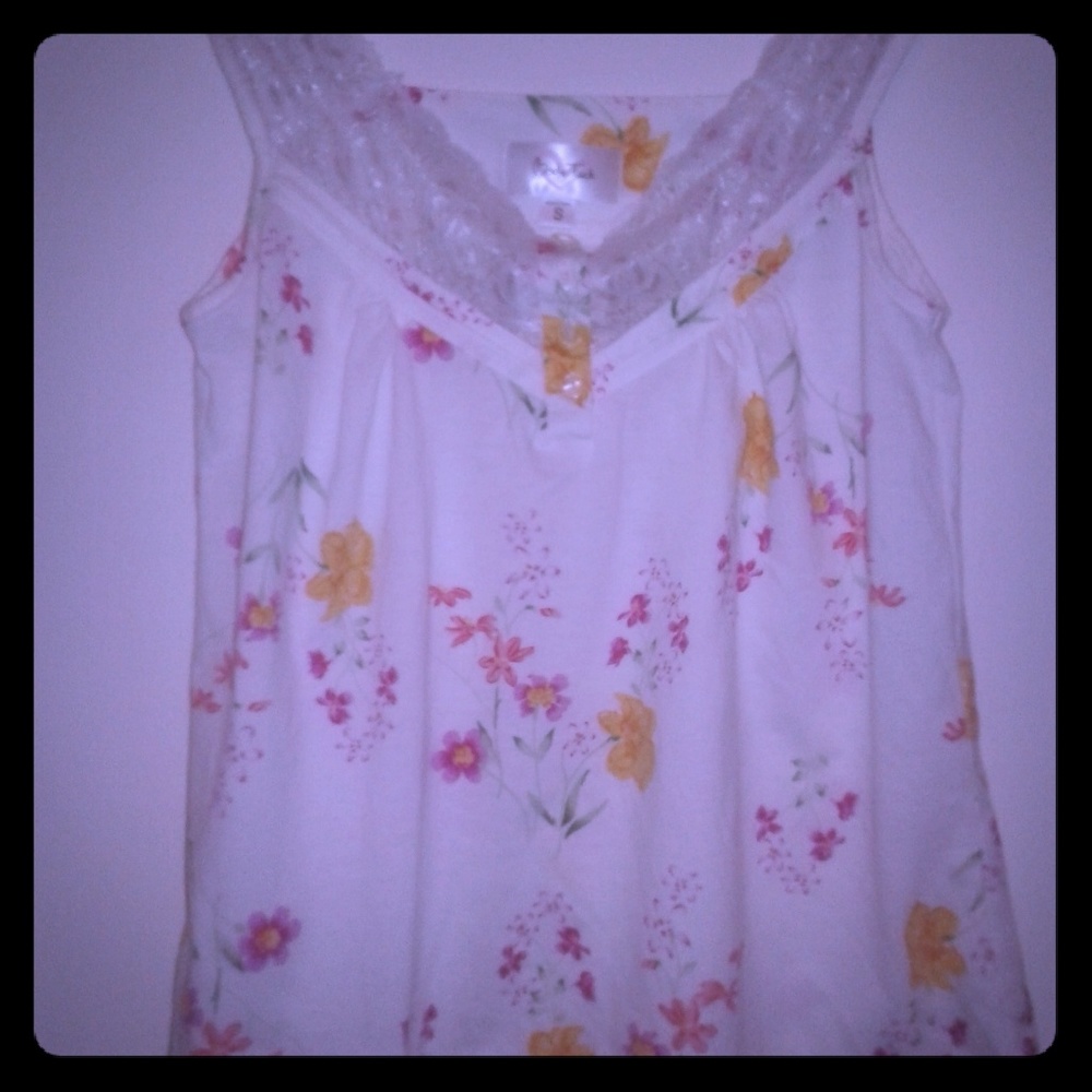 Pajama Floral Top
